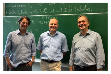 Prof. Stefan Teufel, Prof. Volker Bach, Prof. Frank Loose