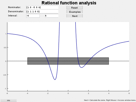 Demo Rational Function Analysis