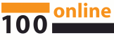 100-online logo