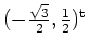 $ \mbox{$(-\frac{\sqrt 3}{2},\frac{1}{2})^\text{t}$}$